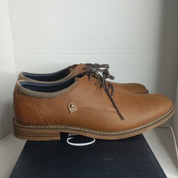Chaps Plain Vamp Dress Shoes Men\'s Size 11 Comfort Tan